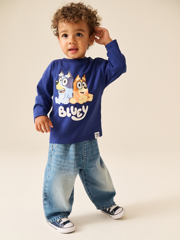 Navy Bluey Long Sleeve T-Shirt (12mths-8yrs) - Image 3 of 3