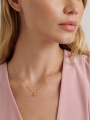 Ted Baker Gold Tone/Plain Metal BLAIRE: Mini Bow Pendant Necklace - Image 4 of 5