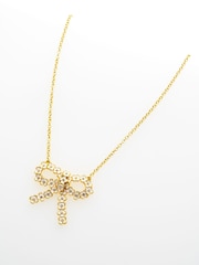 Ted Baker Tone BONNELL: Bouquet Bow Pendant Necklace - صورة 4 من 4