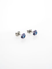 Ted Baker Silver Tone GEMME: Crystal Gem Cluster Stud Earrings - Image 2 of 4