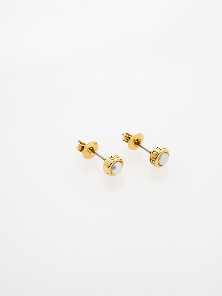 Ted Baker Gold Tone SINEE: Mini Pearl Stud Earrings - Image 1 of 4