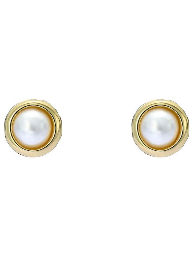 Ted Baker Gold Tone SINEE: Mini Pearl Stud Earrings - Image 2 of 4