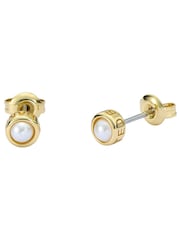 Ted Baker Gold Tone SINEE: Mini Pearl Stud Earrings - Image 3 of 4