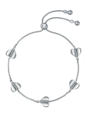 シルバー - Ted Baker Tone HEDRA Flutter Heart Adjustable Bracelet - 画像 1 / 4