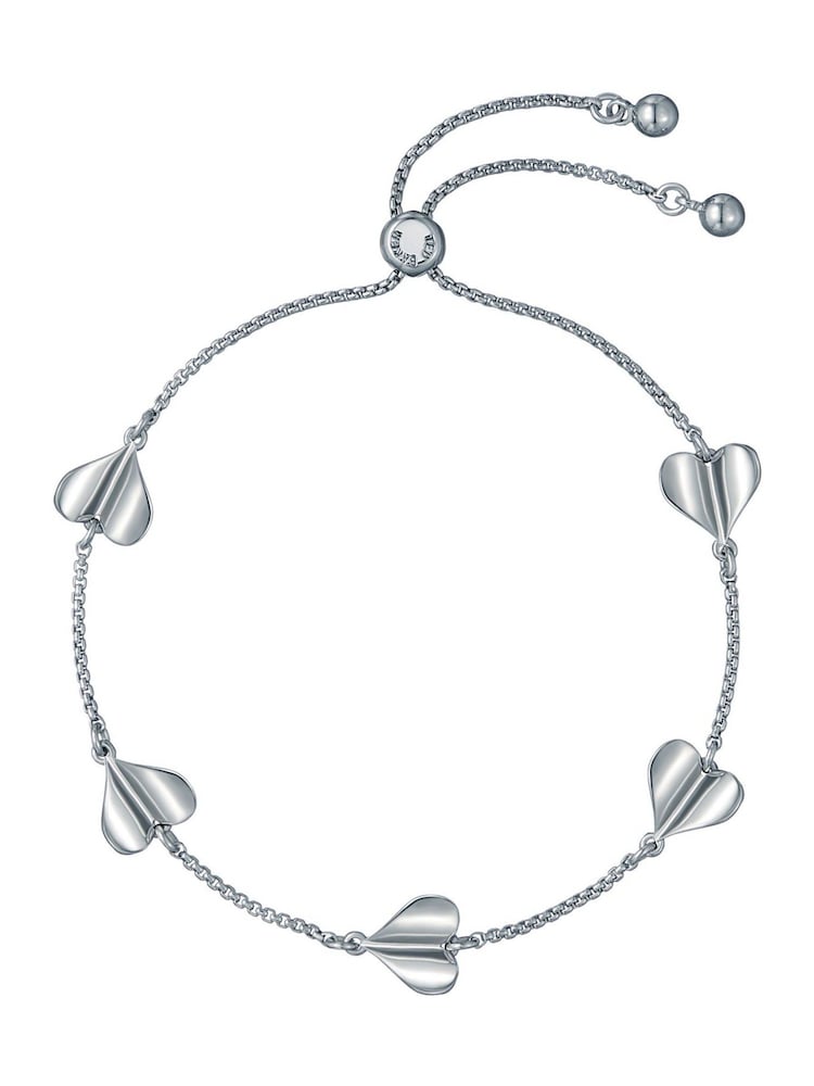 シルバー - Ted Baker Tone HEDRA Flutter Heart Adjustable Bracelet - 画像 1 / 4