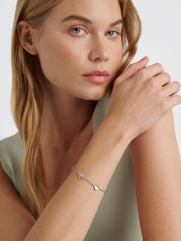 シルバー - Ted Baker Tone HEDRA Flutter Heart Adjustable Bracelet - 画像 4 / 4