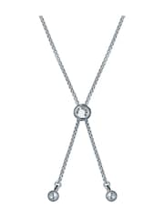 Ted Baker Silver Tone/Plain Metal BRIDGET Mini Bow Adjustable Bracelet - Image 3 of 5