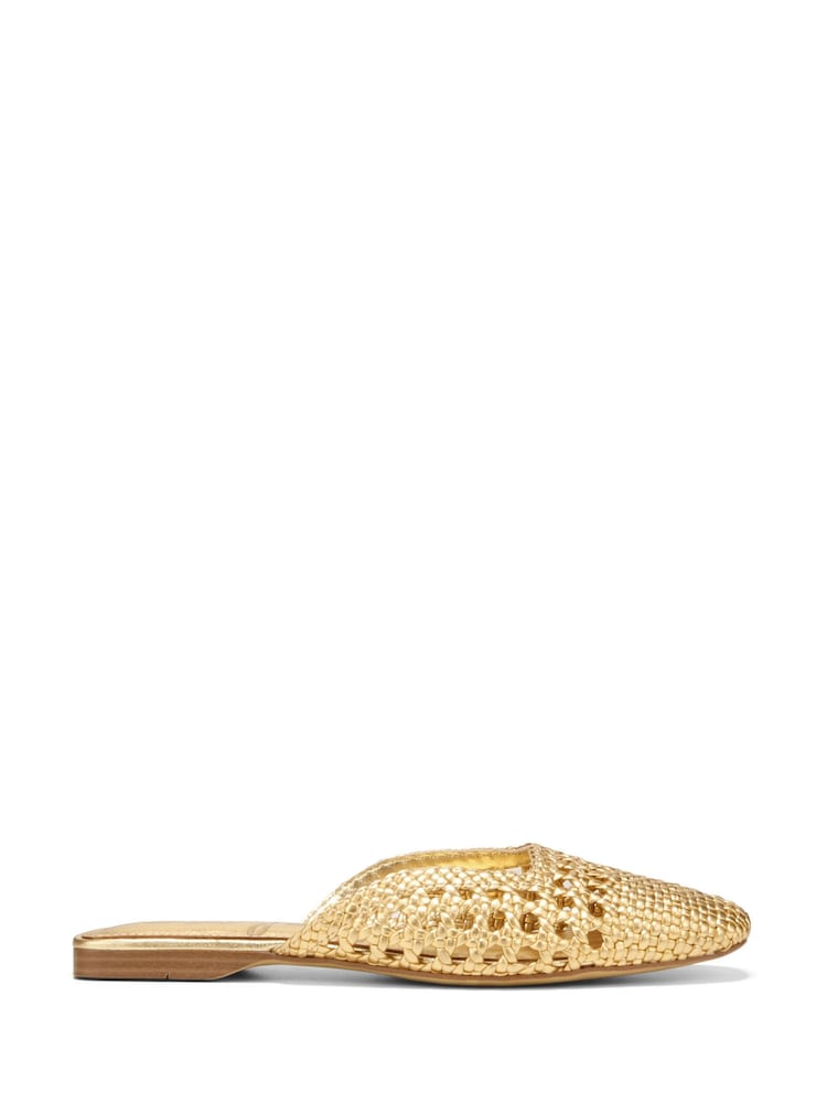 Sam Edelman Gold Nola Regular Fit Mules - Image 2 of 7