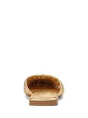 Sam Edelman Gold Nola Regular Fit Mules - Image 5 of 7