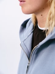 self. Blue Full Zip Hoodie - Image 5 of 7