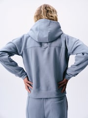self. Blue Full Zip Hoodie - Image 6 of 7