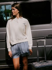 écru - self. Henley Sweatshirt - Image 1 de 6