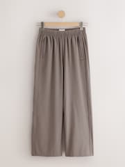 self. Stone 4 Way Stretch Wide Joggers - Image 6 of 8