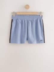 self. Blue Side Stripe Shorts - Image 8 of 10