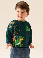 Green Toy Story Christmas Crew Neck Sweat Top (3mths-8yrs) - Image 1 of 3