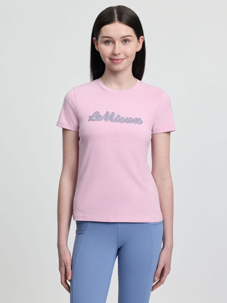 LeMieux Pink Young Rider Arianna Fondant T-Shirt - Image 1 of 4