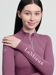 LeMieux Light Pink Young Rider Classique Mallow Base Layer - Image 3 of 4
