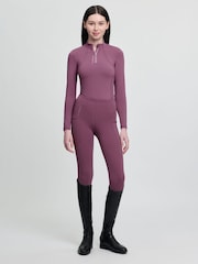 LeMieux Light Pink Young Rider Classique Mallow Base Layer - Image 4 of 4