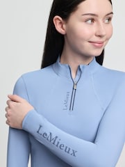 LeMieux Blue Young Rider Classique Base Layer - Image 2 of 4