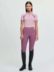 LeMieux Pink Young Rider Mia Mesh Fondant Base Layer - Image 1 of 5