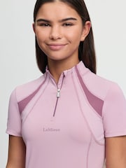 LeMieux Pink Young Rider Mia Mesh Fondant Base Layer - Image 3 of 5