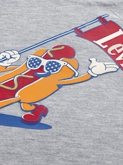 Levi's® Grey Burger Meal Short Sleeve T-Shirt - Image 3 of 3