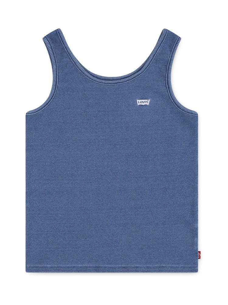 Levi's Blue Logo Ribbed Tank Top - Image 1 of 3