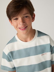 Levi's Grey Big Stripe Short Sleeve T-Shirt - Image 3 of 6