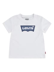 Levi's® White My First Batwing Short Sleeve T-Shirt - Image 1 of 4