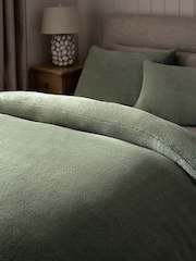 Green Sage Teddy Fleece Bed Set - Image 2 of 4