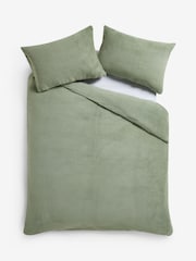 Green Sage Teddy Fleece Bed Set - Image 4 of 4