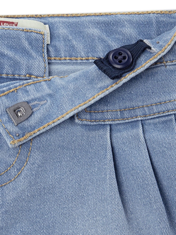 Levi's® Blue Cowboy Bear Short Sleeve T-Shirt and Pleated Shorts Set 2 Piece - Image 5 of 5