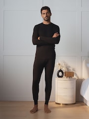 Black Light Warmth Thermal Long Sleeve Tops 2 Pack - Image 2 of 8