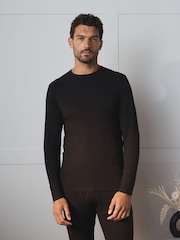 Black Light Warmth Thermal Long Sleeve Tops 2 Pack - Image 4 of 8