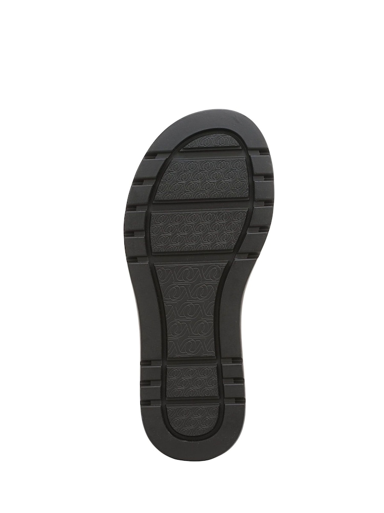 Naturalizer Avenue Wide Fit Toe Post Black Sandals - Image 7 of 7 Naturalizer Avenue Wide Fit Toe Post Black Sandals - Image 7 of 7