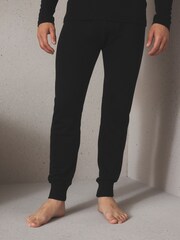 Black Thermal Long Sleeve Top and Leggings Set - Image 3 of 5