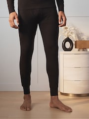 Black Light Warmth Thermal Long Sleeve Top and Leggings Set - Image 3 of 10