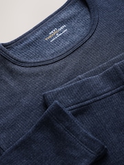 Navy Thermal Long Sleeve Top and Leggings Set - Image 10 of 11