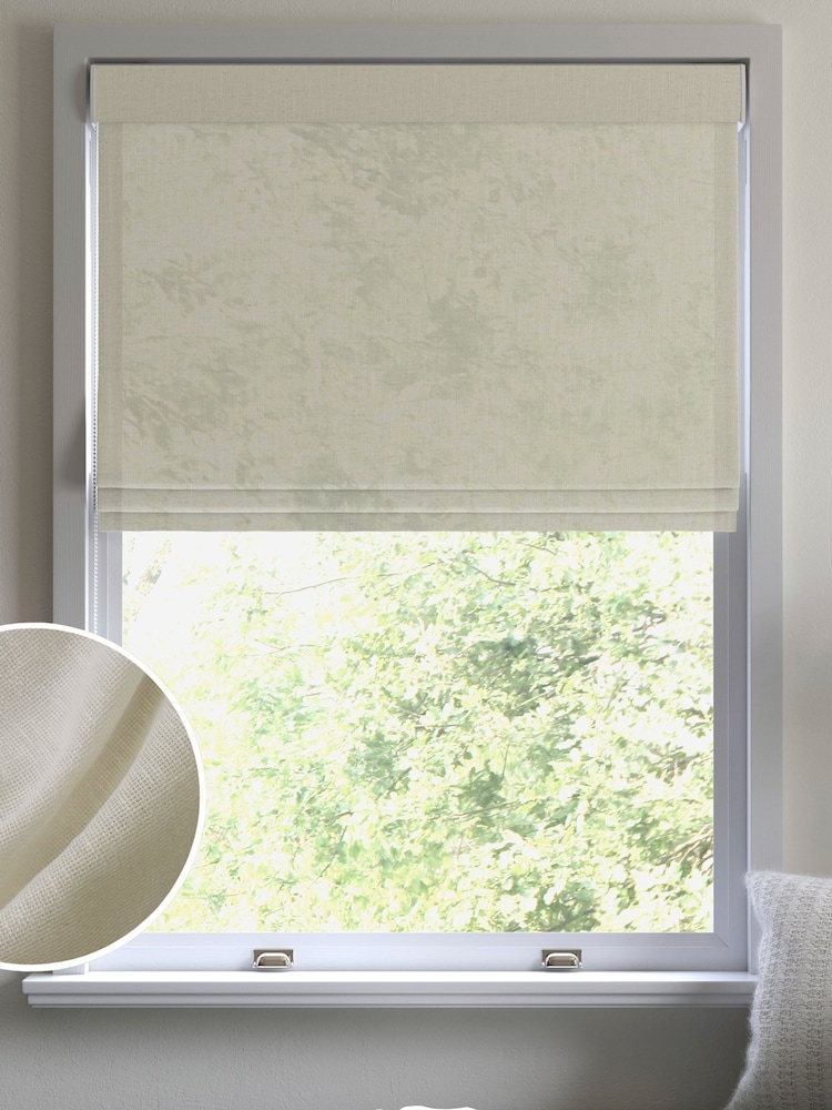 Natural Aeris Made to Measure Sheer Roman Blind - Image 1 of 4