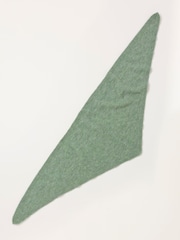 FatFace Halle Green Wool Rich Soft Triangle Scarf - Image 2 of 3