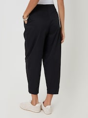 Schwarz - Threadbare Princess Seam Barrel Leg Trousers - Bild 3 von 4