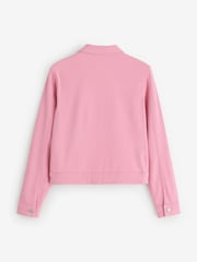 Threadbare Pink Cotton Classic Denim Jacket - Image 8 of 10