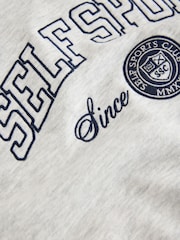 self. Grey Slogan Crew Neck Sweatshirt - Image 4 of 5