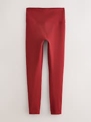 Red Active Power Sports Leggings - Image 1 of 3