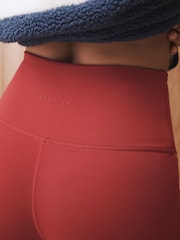 Red Active Power Sports Leggings - Image 5 of 8