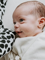 Etta Loves 2 Pack Black Leopard Print Sensory Muslin Squares - Image 1 of 5