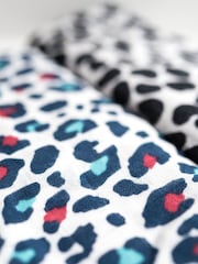 Etta Loves 2 Pack Black Leopard Print Sensory Muslin Squares - Image 3 of 5