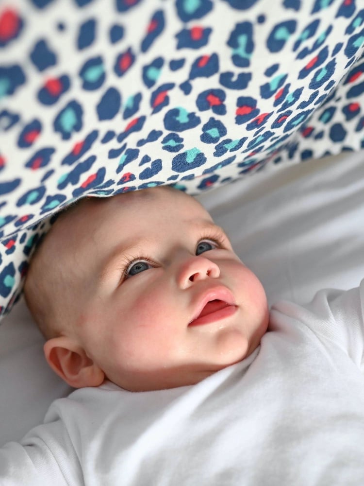 Etta Loves 2 Pack Black Leopard Print Sensory Muslin Squares - Image 5 of 5