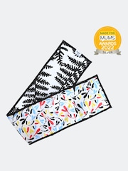 Etta Loves Plant Black Red Leopard Print Sensory Strip Reversible - Image 1 of 6