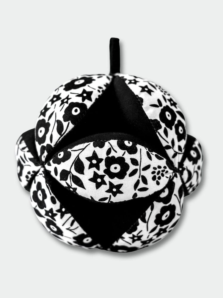 Etta Loves Black & White Liberty Sensory Activity Grasp Ball - Image 1 of 6 Etta Loves Black & White Liberty Sensory Activity Grasp Ball - Image 1 of 6